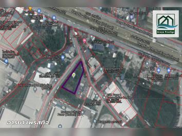 ที่ดินเปล่า ทำเล สีม่วง ใกล้ถนนบางนา ถนนกว้าง รถใหญ่เข้าได้