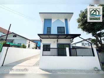 บ้านเดี่ยวสร้างใหม่2ชั้นพร้อมเข้าอยู่ ซอยวัดด่านสำโรง14/9