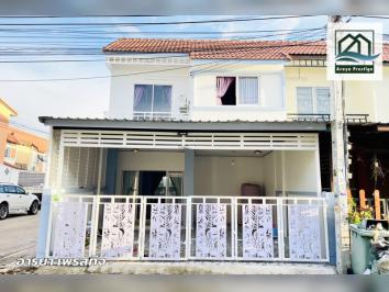 บ้านชายคลอง บางบ่อ สมุทรปราการ หลังมุม ตกแต่งพร้อมเข้าอยู่
